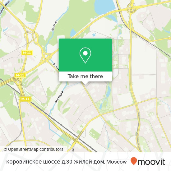 коровинское шоссе д.30 жилой дом map