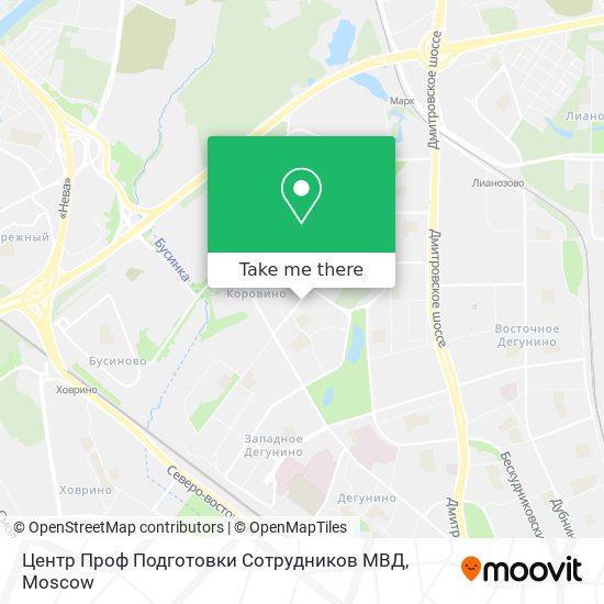 Центр Проф Подготовки Сотрудников МВД map