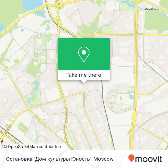 Остановка "Дом культуры Юность" map