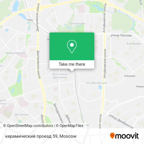 керамический проезд 59 map