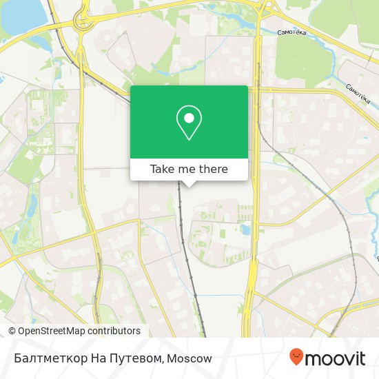 Балтметкор На Путевом map