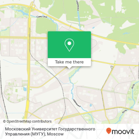 Московский Университет Государственного Управления (МУГУ) map