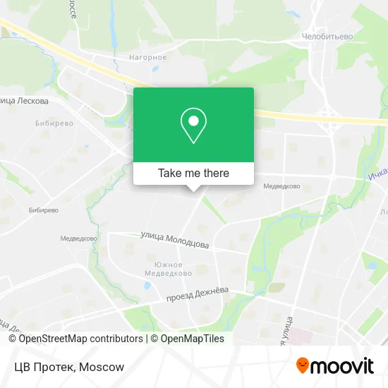 ЦВ Протек map