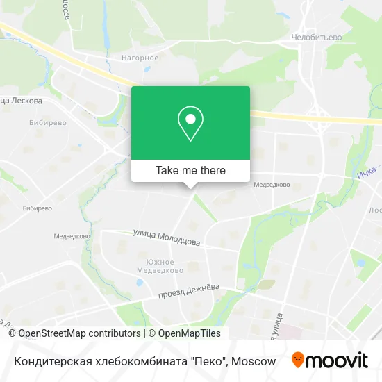Кондитерская хлебокомбината "Пеко" map