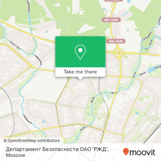 Департамент Безопасности ОАО "РЖД" map