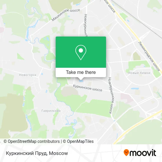 Куркинский Пруд map