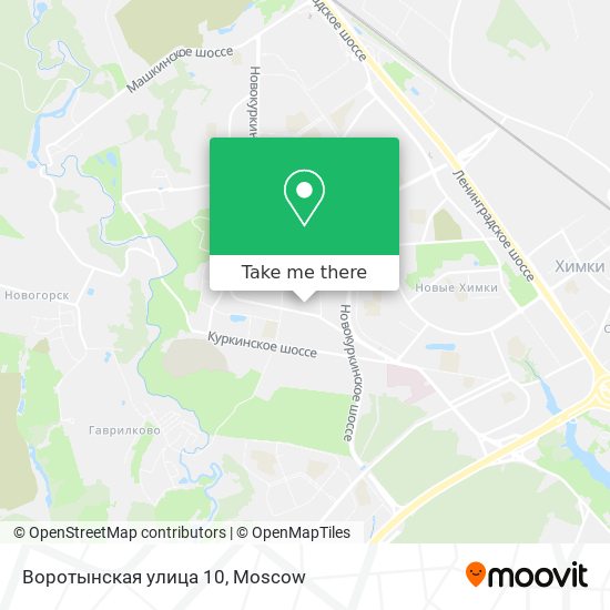 Воротынская улица 10 map