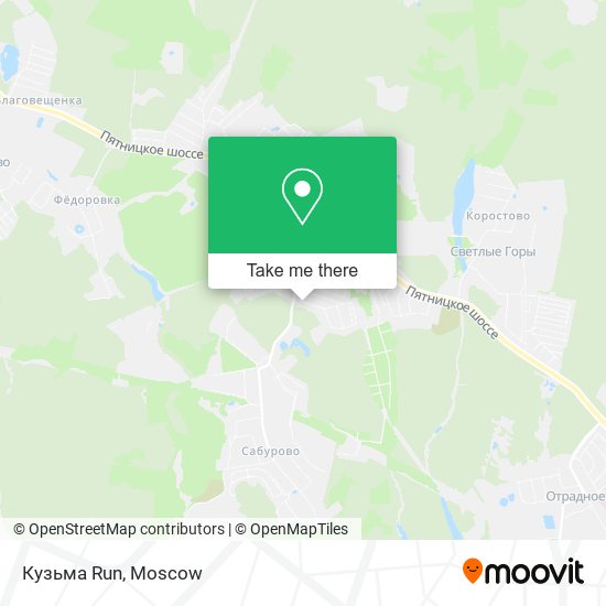 Кузьма Run map