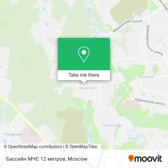 Бассейн МЧС 12 метров map