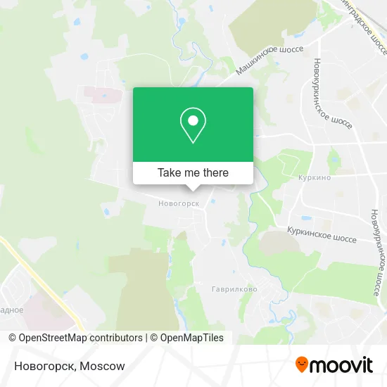 Новогорск map