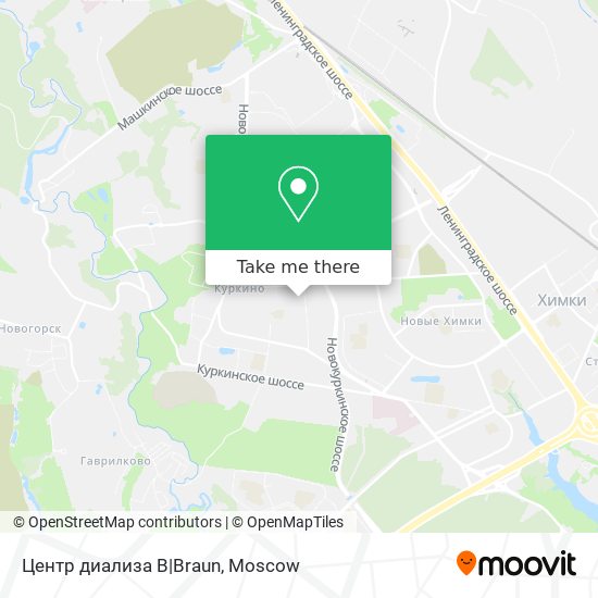 Центр диализа B|Braun map