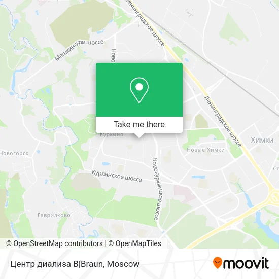 Центр диализа B|Braun map