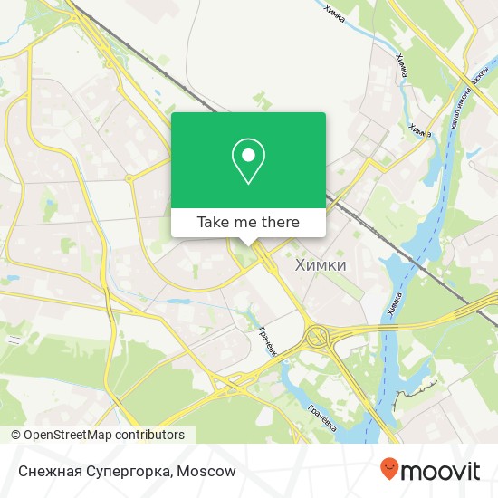 Снежная Супергорка map