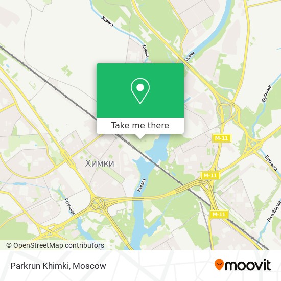 Parkrun Khimki map