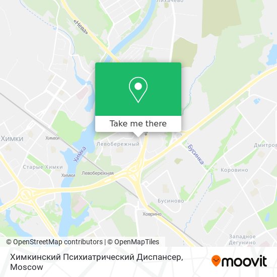 Химкинский Психиатрический Диспансер map