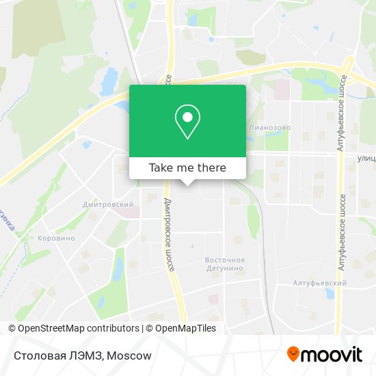 Столовая ЛЭМЗ map