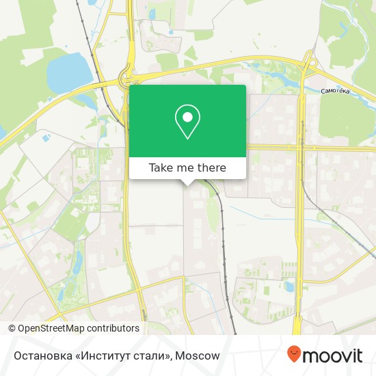 Остановка «Институт стали» map