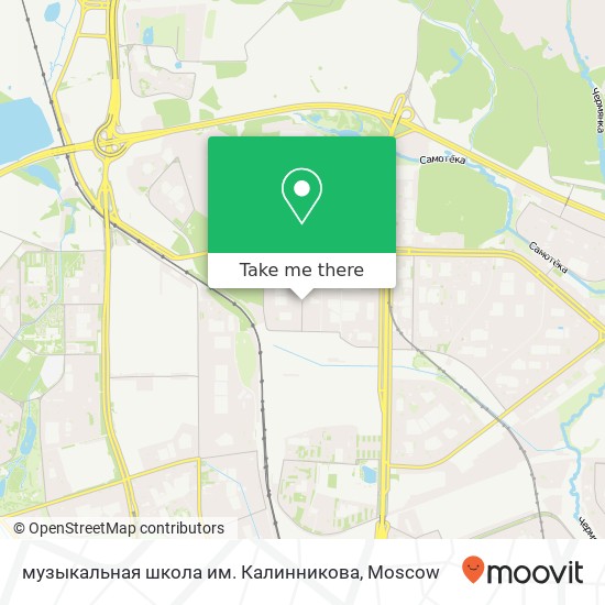 музыкальная школа им. Калинникова map