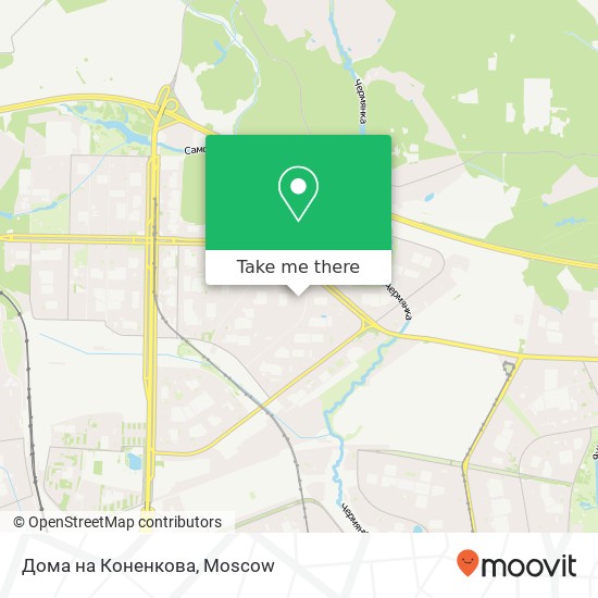 Дома на Коненкова map