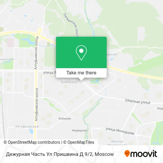 Дежурная Часть Ул Пришвина Д 9 / 2 map