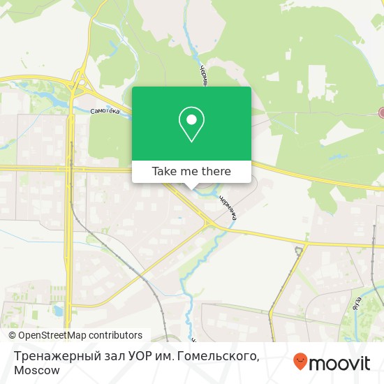 Тренажерный зал УОР им. Гомельского map