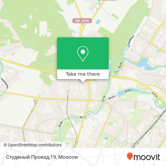 Студеный Проезд,19 map