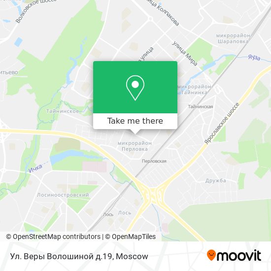Ул. Веры Волошиной д.19 map