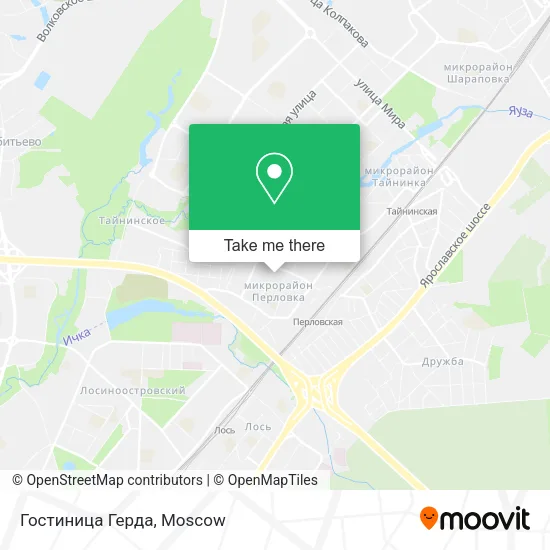 Гостиница Герда map