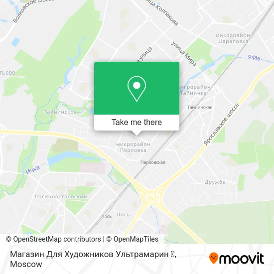 Магазин Для Художников Ультрамарин  map