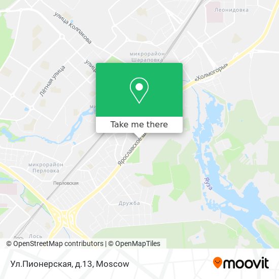 Ул.Пионерская, д.13 map