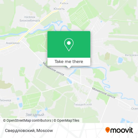 Свердловский map