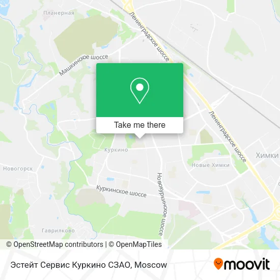 Эстейт Сервис Куркино СЗАО map