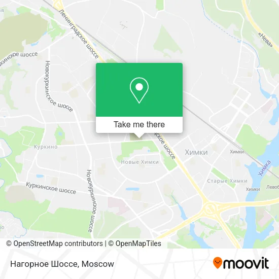 Нагорное Шоссе map