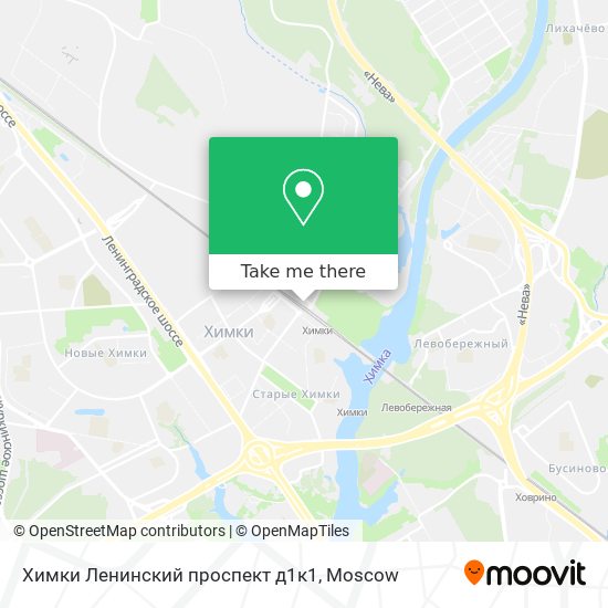 Химки Ленинский проспект д1к1 map