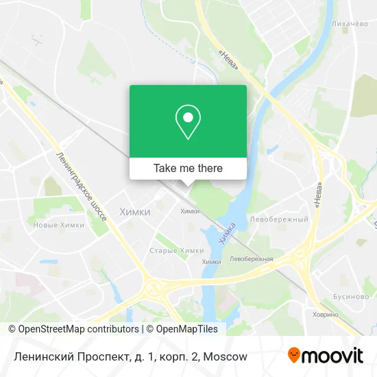 Ленинский Проспект, д. 1, корп. 2 map