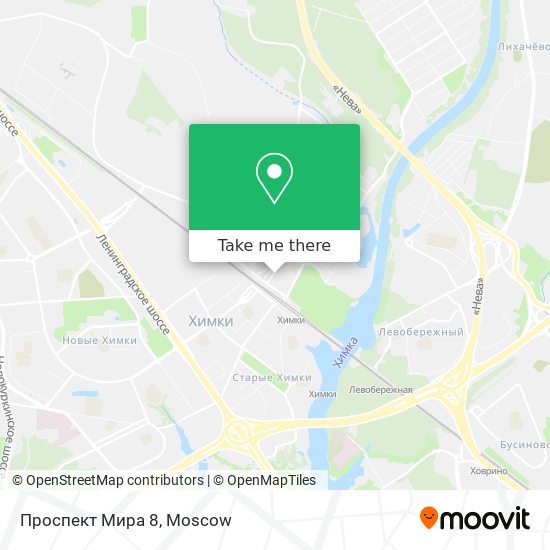 Проспект Мира 8 map