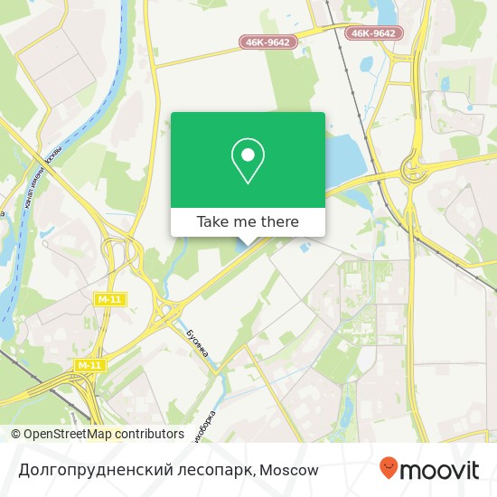 Долгопрудненский лесопарк map