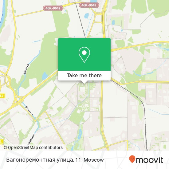 Вагоноремонтная улица, 11 map