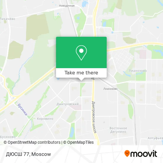 ДЮСШ 77 map