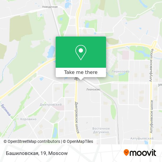 Башиловская, 19 map
