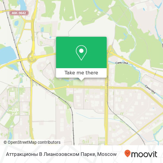 Аттракционы В Лианозовском Парке map