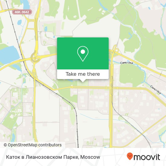 Каток в Лианозовском Парке map