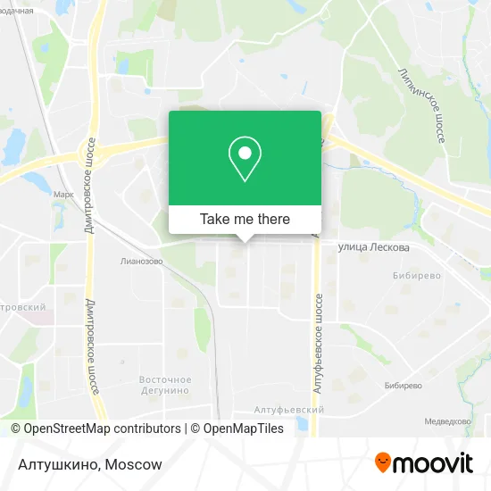 Алтушкино map