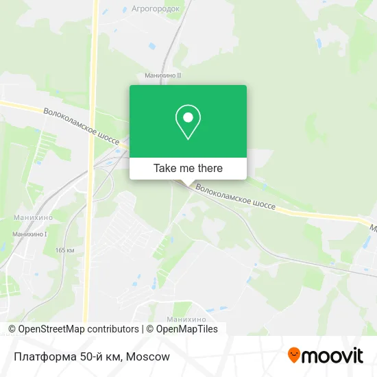 Платформа 50-й км map