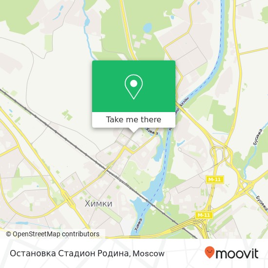 Остановка Стадион Родина map