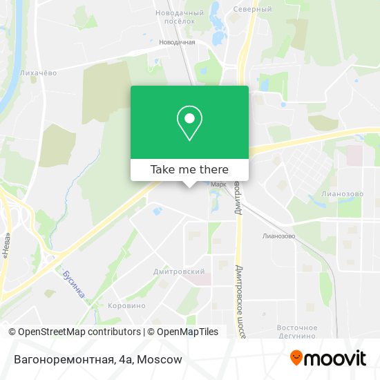 Вагоноремонтная, 4а map