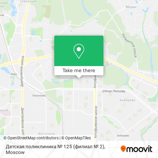Детская поликлиника № 125 (филиал № 2) map