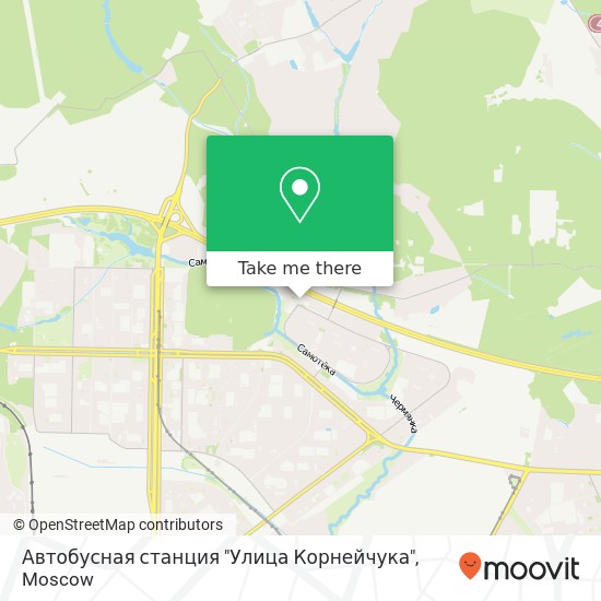 Автобусная станция "Улица Корнейчука" map