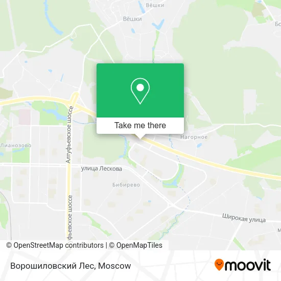 Ворошиловский Лес map