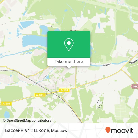 Бассейн в 12 Школе map